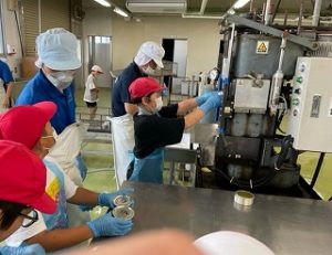 香住高校「缶詰作り」